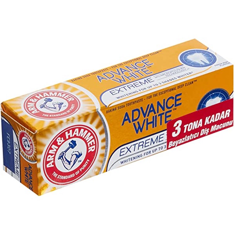 binmek bitirme yazar  Arm & Hammer Advance White Toothpaste 25 ml-LeylekKapida.com
