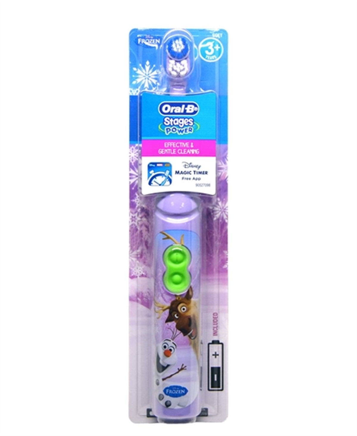 Gres kirpik Yaşlı adam  Oral-B Kids Frozen Toothbrush Battery Power for Children and  Toddlers-LeylekKapida.com