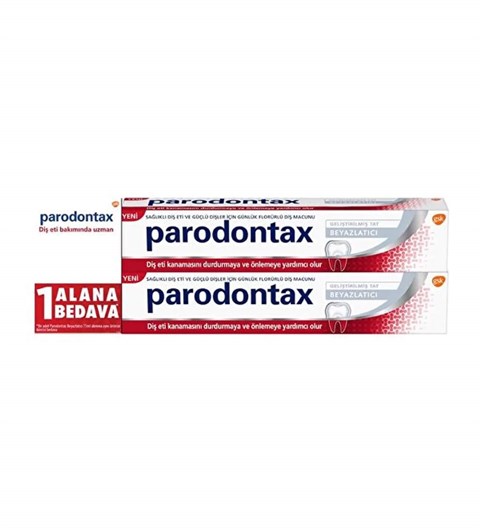 Parodontax Geliştirilmiş Tat Beyazlatıcı Diş Macunu 75 ml 2 Adet