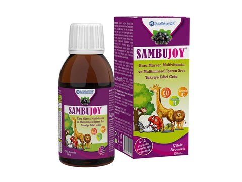 Sanmark Sambujoy Çilek Aromalı Kids Şurup 150 ml