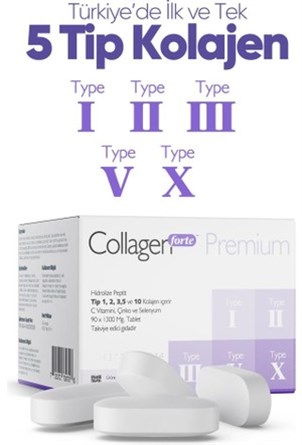 Collagen Forte Premium 1300 mg 90 Tablet