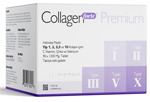 Collagen Forte Premium 1300 mg 90 Tablet eski kutu