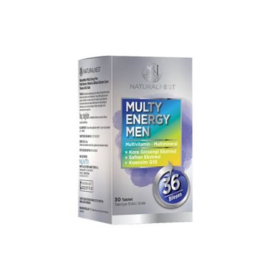 Naturalnest Multy Energy Men 30 Tablet