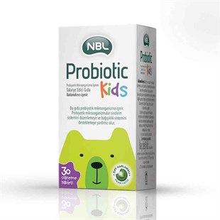 Nbl Probiotic Kids 30 Çiğneme Tableti