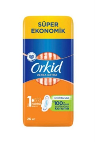 Orkid Hijyenik Ped Ultra Extra Normal 26 Adet