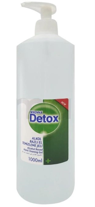 Whenna Detox Antibakteriyel El Dezenfektanı 1000 ml (Biyosidal Ruhsatlı)
